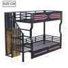 Hochbett 90x200 cm mit LED-Beleuchtung & Treppe, Etagenbett Produktbild-Vorschau 4