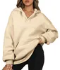 Damen-Hoodie mit Kapuze Sportlich Oversize Warm Bequem Produktbild-Vorschau 1