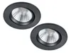 2 LED Einbaustrahler Decke rund Ø 8,5cm schwenkbar dimmbar Produktbild-Vorschau 2