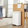 Biały kosz na śmieci odpady z komorą 50L Podgląd zdjęcia produktu 5