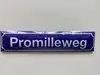 Promilleweg, Straßenschild - Magnet, Blech 16 x 3,5 cm, Produktbild-Vorschau 2