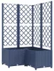 vidaXL Sadzarka z kratką niebiesko-szara 80x80x136 cm PP Podgląd zdjęcia produktu 1