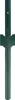 A close-up, studio shot of a green metal fence post with a bracket attached. Náhled obrázku produktu