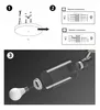 LUXOLAR - Led Deckenleuchte - Deckenlampe 3 flammig schwarz Produktbild-Vorschau 10
