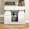 HOMCOM Küchenschrank, Hochschrank mit Arbeitsplatte, Produktbild-Vorschau 5