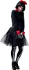 Oblique Unique Skelett Handschuhe Halloween Kostüm Karneval Produktbild-Vorschau 4