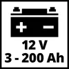 Einhell CE-BC 10 M, 12 V, 220 - 240 V, 50 Hz, LCD, Černá, Náhled obrázku produktu 13