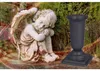 Wazon cmentarny HÉRAKLES ciężki grafit d16x27cm Podgląd zdjęcia produktu 3
