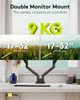Goobay 70814 Pro supporto per doppio monitor con molla a Anteprima dell’immagine prodotto 3