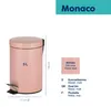 kela Kosmetikeimer 3L MONACO, Metall Tretmülleimer Produktbild-Vorschau 4
