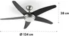 Klarstein Bolero - 2-in-1-Deckenventilator 134cm Produktbild-Vorschau 7