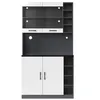 Flieks Cuisine Armoires hautes Buffet de cuisine avec LED, Voir les images du produit 9
