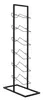 Weinregal - 18 x 84 cm - Schwarz - Metall - geeignet für 6 Produktbild-Vorschau 4