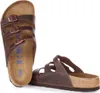 Birkenstock Florida Drei Riemen Geölte Leder Sandale Produktbild-Vorschau 4
