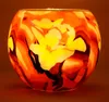 Leuchtglas Blumen Magnolia Magnolien Teelicht Windlicht Produktbild-Vorschau 4