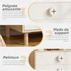MODFU Commode Enfant - Meuble avec 4 Tiroirs et Poignées, Voir les images du produit 7