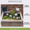 Miniteich Komplettset mit Solar-Wasserspeier Ente Holzkiste Produktbild-Vorschau 2