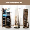 GOPLUS Drehbarer Schmuckschrank mit LED Beleuchtung, Produktbild-Vorschau 5