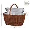 UNUS® Einkaufskorb inklusive Kühltasche in Rattan-Optik, Produktbild-Vorschau 7