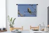MuchoWow® Wandteppich Wandbehang Ein Zilpzalp sitzt auf Produktbild-Vorschau 3