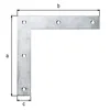 ALBERTS Eckwinkel, Edelstahl, HxLxB 120x120x20 mm Produktbild-Vorschau 3
