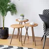 Tavolino da caffè Hjørring set di 3 tavolino da caffè Anteprima dell’immagine prodotto 1