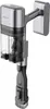 A cordless vacuum cleaner mounted on a wall bracket. Produktbild-Vorschau