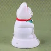 Glückskatze - Maneki-neko - Winkekatze Solar - 12 cm - weiß Produktbild-Vorschau 9