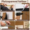 Vigevee Akustikpaneel Holz 240x60 cm faltbar, Holzlamellen Produktbild-Vorschau 6