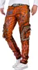 Cipo & Baxx Herren Jeans CD634 Orange W38/L34 Produktbild-Vorschau 3