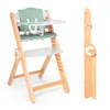 A high chair and its folded profile are shown against a white background. Náhľad obrázku produktu