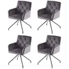 Flieks Chaise rembourrée Chaise de salle à manger set de 4 Voir les images du produit 4