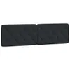 The Living Store Bett mit Matratze Schwarz 180x200 cm Samt Produktbild-Vorschau 5