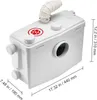 SucceBuy 1200W Abwasserpumpe mit 180L/min Kapazität und 10m Produktbild-Vorschau 8