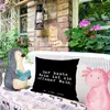 Mr. & Mrs. Panda Kissen 40x40 Der beste Wein ist... - Produktbild-Vorschau 2