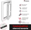Suterénne okno Biele 400X800 mm s dvojitým zasklením (32 Náhľad obrázku produktu 3