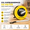 Meracie pásmo 50 metrov s držiakom a aretáciou – odolné Náhľad obrázku produktu 2