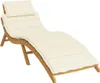 vidaXL Poťah na ležadlo krémový 186x58x4 cm Oxfordská Náhľad obrázku produktu 2