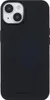 A black phone case is shown from the back on a white background. Produktbild-Vorschau