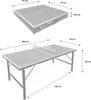 sweeek - Mini-Tischtennisplatte Indoor, klappbar, mit 2 Produktbild-Vorschau 6