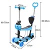 5-in-1 Kinder Roller Scooter mit Abnehmbarer Produktbild-Vorschau 3