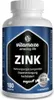 Zink 25 mg hochdosiert vegan Tabletten 180 St Produktbild-Vorschau 1