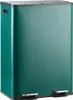 CASABEL Poubelle Tri Selectif 60L, 2x30L Acier INOX VERT Voir les images du produit 1
