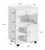 A diagram of a white cabinet with dimensions labeled. Produktbild-Vorschau