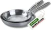 Set de 2 poêles de cuisson 24/28 cm en inox sans  Voir les images du produit 1