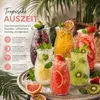 6 Trinkgläser Ananas Gläser Set Wassergläser Wasserglas Produktbild-Vorschau 8