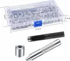 100er Ösenzange Set 10mm Metall Ösen Werkzeug für Stoff Produktbild-Vorschau 4