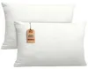 set di 2 copricuscini 100% cotone 40x60 cm bianco naturale Anteprima dell’immagine prodotto 1