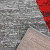 Rot Trendiger Kurzflor Teppich, Sternmuster jugenzimmer Produktbild-Vorschau 3