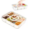 Barquette à snacks avec couvercle Assiette à snacks à 8 Voir les images du produit 5